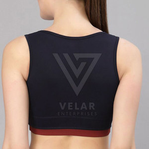 Service OEM, prix bas, vente en gros, soutien-gorge de sport pour femmes, grande taille, logo sur le devant, haute qualité, respectueux de l'environnement, fabriqué au Pakistan - Product Image 2