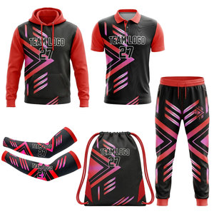 Conjunto Deportivo para E-Sports, Jersey Sublimado Personalizado, Sudadera con Capucha, Pantalones, Mangas para Brazos, Bolsa, Logotipo del Equipo, 49 Colores Degradados, Secado Rápido, Unisex, Adulto - Product Image 6