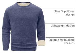 Chemise Homme Grande Taille en Laine Mérinos Coupe Ample Flanelle Épaisse Manches Longues Surchemise Décontractée Confortable Respirante Unie Bouton Unique - Product Image 4