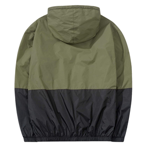 Men Coated Lightweight Waterproof Windbreaker Outdoor <b>Raincoat</b> Stand Collar Zipper Closure Pockets for All-Weather Protection - Product Image 2