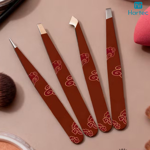 Pince à épiler en acier inoxydable de différentes formes et designs, outil d'épilation de haute précision, pour le modelage des sourcils - Product Image 2