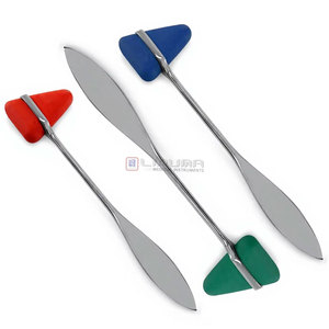 Ensemble de 4 marteaux réflexes Taylor avec têtes colorées, examen neurologique, test des réflexes orthopédiques, chirurgical, hôpital, clinique - Product Image 2
