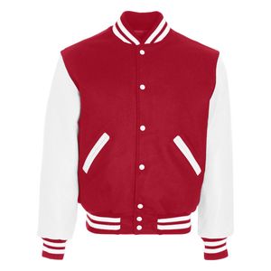 OEM Custom Winter Letterman University Jacket for Men <b>Covered</b> <b>Button</b> Closure Wholesale Blank Letterman University Jackets - Product Image 4