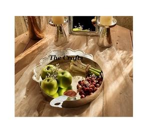 Plateau à fruits en fer de haute qualité au design classique, couleur or, pour la maison, le restaurant, service alimentaire écologique, prix attractifs - Product Image 2