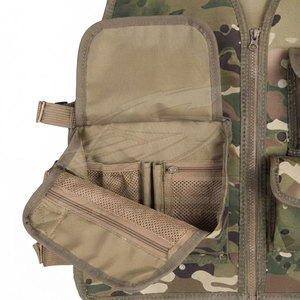 Gilet tactique réglable d'extérieur multi-poches avec tissu respirant et fermeture à boucle sécurisée - Product Image 4