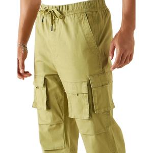 Pantalon cargo en denim stretch de style droit, de haute qualité, respirant et avec technique de lavage, fabriqué au Pakistan - Product Image 3