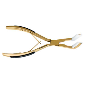 Ensemble d'outils pour extensions de cheveux en acier inoxydable avec ruban adhésif doré pour femmes, kit de pinces professionnelles pour extensions de cheveux en salon - Product Image 3