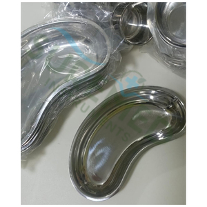 Plateau réniforme chirurgical de 8 pouces en acier inoxydable, instrument médical hospitalier réutilisable, matériel chirurgical - Product Image 1