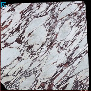 Dalle de marbre italien naturel de qualité supérieure Breccia Style Stone Kitchen Island Vanity Top Italie Purple Vein Calacatta Viola Marble Slab - Product Image 4