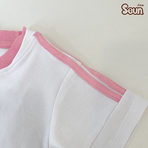 Conjunto de Falda de Verano para Niñas SeunKids, 100% Algodón, Tejido de Canalé, Ropa Casual Suave, Hecho en Vietnam - Product Image 2