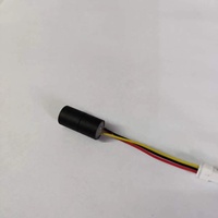 Ismartlaser Nouveau module de diode laser à faisceau linéaire vert 9mm 520nm <1mW DC3V-5V avec lentille en verre et angle de 45 degrés pour nivellement de chariot élévateur