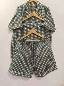 Pijamas de Noche Florales al por Mayor para Mujer, Vestido de Dormir con Cuello en V, Ropa de Dormir Transpirable para el Hogar - Product Image 5