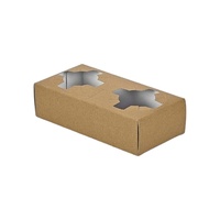 Fabricant et exportateur indien de boîtes en papier kraft duplex rectangulaires écologiques et jetables pour 2 tasses