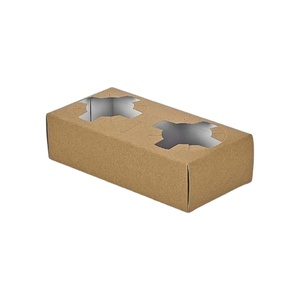 Fabricante y Exportador de Origen Indio de Cajas de Papel Kraft Dúplex Rectangulares Ecológicas y Desechables para 2 Vasos - Product Image 1