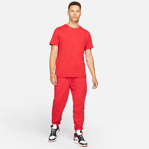 Camiseta de Verano Casual de Manga Corta con Cuello Redondo, 100% Algodón, Lisa, Roja, Transpirable, de Secado Rápido y Ecológica para Hombre - Product Image 3