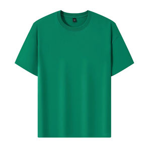 T-shirt en pur coton personnalisé pour uniforme de travail, respirant, avec logo imprimé, à manches courtes, col rond, décontracté, pour jeunes - Product Image 6
