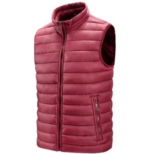 Low Price High Quality Customized Sleeves Less Color Puffer Jacket For Men <b>Top</b> Selling Street Wear Men Puffer Jacket - Product Image 6