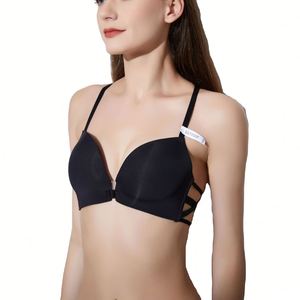 Conjunto de Lencería de Dos Piezas para Mujer, Venta al por Mayor, Transpirable, Sexy, Sujetador sin Costuras, Logotipo Personalizado, Alta Calidad, Estilo Francés, Copa Completa, Boyshort - Product Image 1