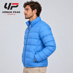 Chaqueta Acolchada Moderna para Hombre con Paneles de Color en Contraste, Detalles de Costura Modernos y Ajuste Cómodo para el Día a Día - Product Image 4