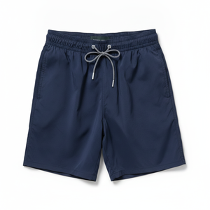 Pantalones Cortos Deportivos COVE con Cordón Ajustable, Color Azul Marino, para Hombre, Casuales, Personalizados OEM ODM, Mezcla de Algodón, Cintura Elástica - Product Image 5