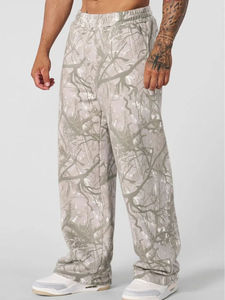 OEM 2026 High Quality Custom Pant for Men Straight Wide Leg 100% Cotton Camouflage <b>Trousers</b> - Product Image 4