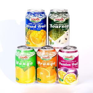Jugo en Lata de 330 ml, Marca Nawon, Bebidas de Jugo de Frutas y Verduras NFC, Sabores Guanábana, Lichi, Granada, Guayaba Rosa, Se Acepta OEM - Product Image 5