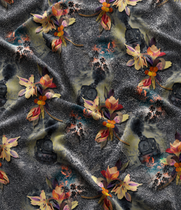 Tela Estampada 100% Poliéster con Diseño de Hojas, Tela Suave Tejida para Decoración del Hogar, Cortinas y Tapicería - Product Image 5