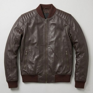 Veste en cuir d'agneau pour homme, style streetwear, best-seller, 100% cuir de haute qualité, prix compétitif pour homme - Product Image 1