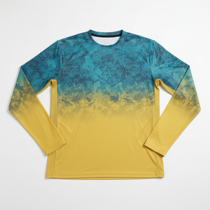 เสื้อตกปลาแบบมีฮู้ดลายพรางพิมพ์ลายแบบซับลิเมชั่น แห้งเร็ว มีช่องสำหรับนิ้วโป้ง พร้อมกระเป๋า  ปรับแต่งได้อย่างมืออาชีพ - Product Image 5