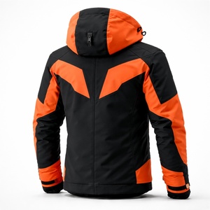 OEM <b>Ski</b> <b>Jacket</b> Black <b>Orange</b> Waterproof Breathable Insulated Winter <b>Jacket</b> Supplier Bulk Custom Manufacturer - Product Image 4