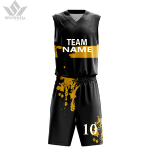 Conjunto de Camiseta de Baloncesto Sublimada Personalizada, Camiseta sin Mangas con Estampado Degradado, Número 10 y Diseño de Nombre en la Espalda, para Adultos - Product Image 4