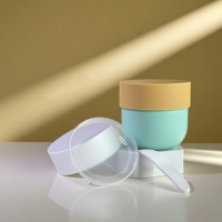 Pot en Plastique PP de Qualité Alimentaire avec Bouchon à Vis et Étiquette Imprimée UV pour Crèmes Cosmétiques Visage et Corps 150-500 ml (Cheer Pack)