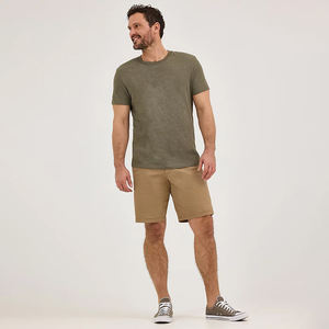 Shorts chino en coton pour homme, coupe slim, de haute qualité, décontractés, extensibles, respirants, logo personnalisé, OEM, vente en gros, fournisseur en vrac - Product Image 2