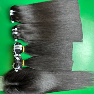 Bone Straight <b>Hair</b> <b>Extensions</b>, Wholesale Vietnamese Straight Human <b>Hair</b> Bundles From Vietnam, Straight Human <b>Hair</b> Vendor - Product Image 2