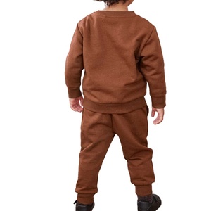 Conjunto de Chándal Personalizado para Bebé Niño, Azul Marino, Sudadera con Capucha y Cremallera Completa, Pantalones Deportivos, Impresión de Nombre Personalizada, Algodón Sólido, Invierno - Product Image 3
