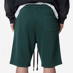 Men's Shorts Quick Dry Custom DTF Printed Logo Solid Color High Street Fashionable Long Shorts - Product Image 3