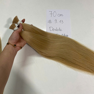 Prix d'usine Extensions de cheveux vierges vietnamiens Couleur claire Droite en vrac Donneur de qualité de cheveux humains - Product Image 2