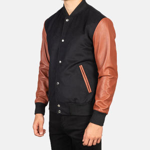 Chaquetas Letterman para Hombre de Alta Calidad, Fabricación Directa de Fábrica, Tendencias Clásicas, Venta al Por Mayor, Bordado Personalizado, Resistentes al Viento - Product Image 3