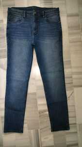 Custom ODMกางเกงผู้ชายSelvage Denimโรงงานผ้ากางเกงยีนส์Hombre SlimตรงMid Rise Baggy Mensกางเกงผู้ชายกางเกงยีนส์ - Product Image 6