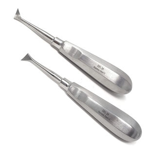 Juego de 2 instrumentos dentales de grado alemán con mango hueco, de accionamiento manual, para mano izquierda y derecha, set, quirúrgicos, instrumentos - Product Image 1
