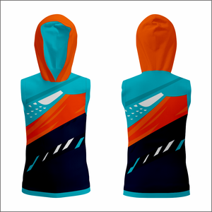 Vente en gros : Sweat à capuche léger et chaud sans manches, personnalisé pour équipes de baseball et clubs sportifs, séchage rapide, doux, idéal pour l'entraînement de performance estival. - Product Image 3