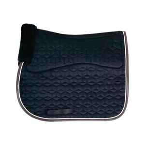 Fabricante mayorista de artículos ecuestres, almohadillas de satén ligeras y cómodas para sillas de montar a la venta, hechas en Pakistán, almohadillas para sillas de montar para caballos. - Product Image 1