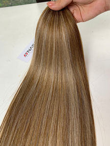Extensiones de cabello Remy a granel ruso 100g Color claro 65cm de longitud Paquetes de cabello humano vietnamita recto por proveedores de Vietnam - Product Image 3
