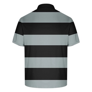 Mens Breathable Polo <b>Shirt</b>, Print Casual Button <b>Collared</b> Summer Men's <b>T</b> <b>Shirt</b> Brown Men's Classic Fit Polo Fashionable - Product Image 6