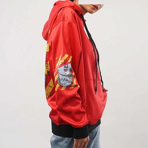 Sudadera con Capucha y Cremallera para Mujer, Diseño Personalizado, Estampado y Teñido, Estilo Vintage, Oversize, Algodón, Informal, Invierno, Transpirable, Ecológica - Product Image 2