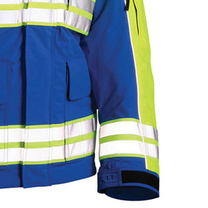 Vestes de travail haute visibilité pour hommes, respirantes, imperméables, avec bandes réfléchissantes, service OEM ODM - Product Image 5