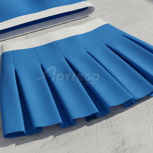 Ensemble de vêtements de cheerleading modernes fabriqués en usine avec option manches, coupe confortable, tissu flexible pour mouvements actifs - Product Image 6
