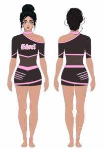 Tenue de compétition de cheerleading de haute qualité, vêtements d'entraînement de cheerleading, personnalisation gratuite de votre propre logo, ensemble uniforme de cheerleading - Product Image 5
