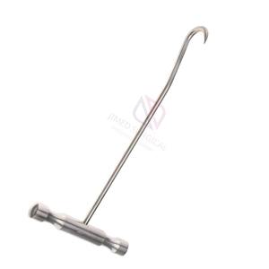 Gancho para Huesos de Acero Inoxidable Alemán con Mango en T de 8 Pulgadas |   Instrumento Quirúrgico Ortopédico Reutilizable Grande para Retracción Ósea - Product Image 6