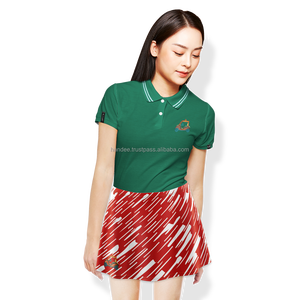 Women's Casual Athletic Tennis Golf Skirt Comfortable Summer Sports-Specific <b>Clothing</b> Sublimation Embroidery Cotton Tight Button - Product Image 1
